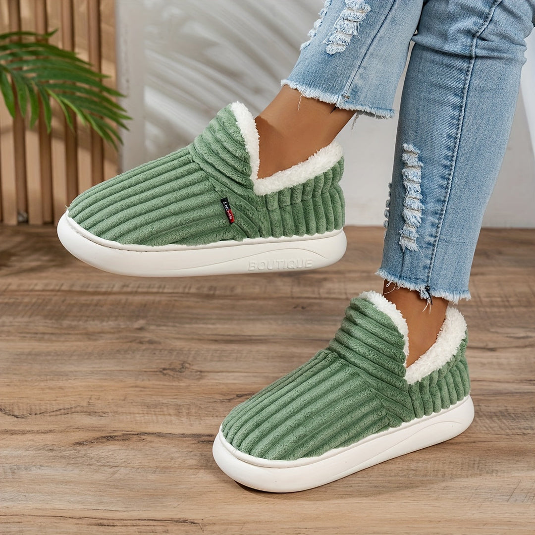 CozyStep Plush Home Slippers