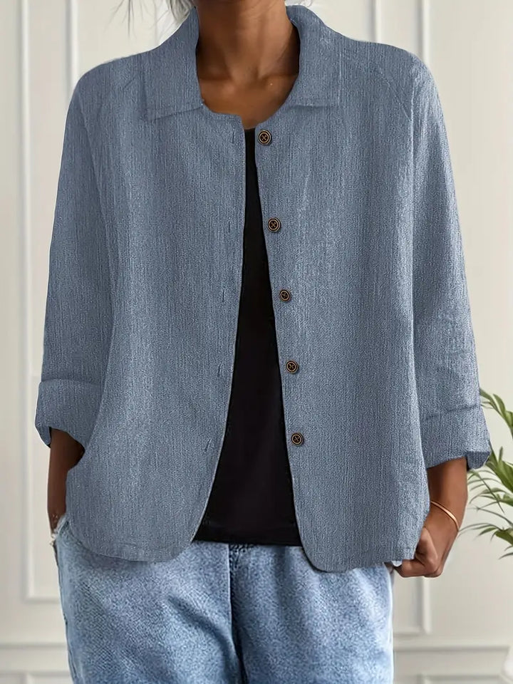 Women’s Blouse | Long Sleeve Button-Up