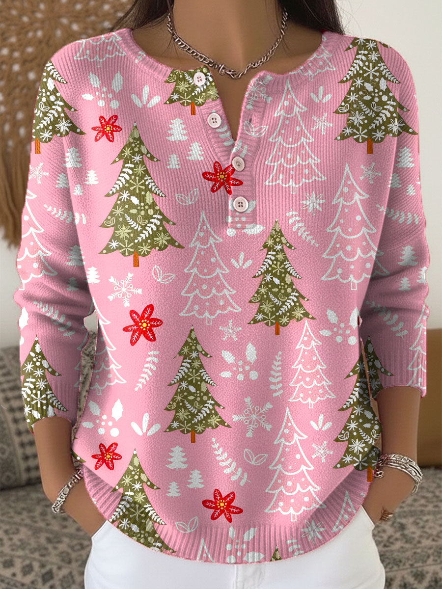 Women's Blouse | Holiday Print
