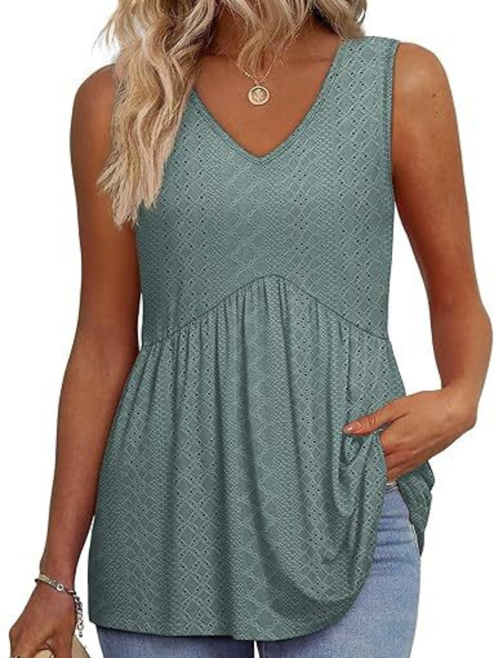 Women’s Top | Sleeveless V-Neck