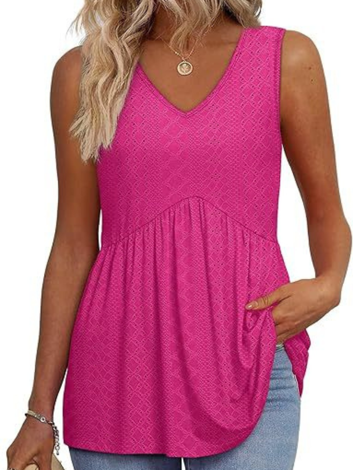 Women’s Top | Sleeveless V-Neck