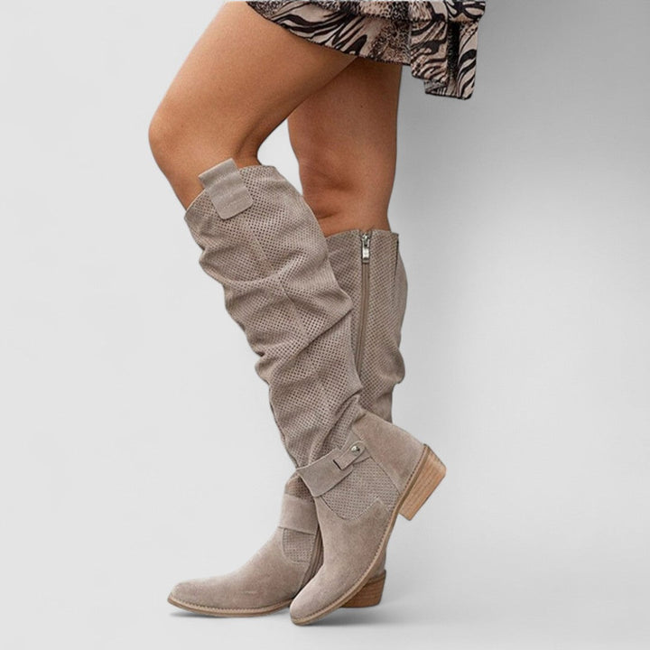 Hazel – Cushioned Western Boots