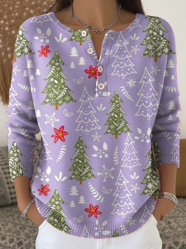 Women's Blouse | Holiday Print