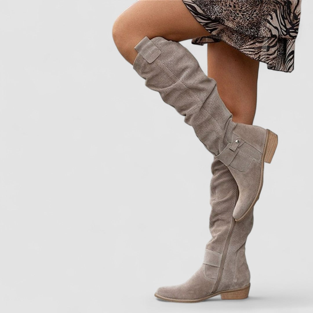 Hazel – Cushioned Western Boots
