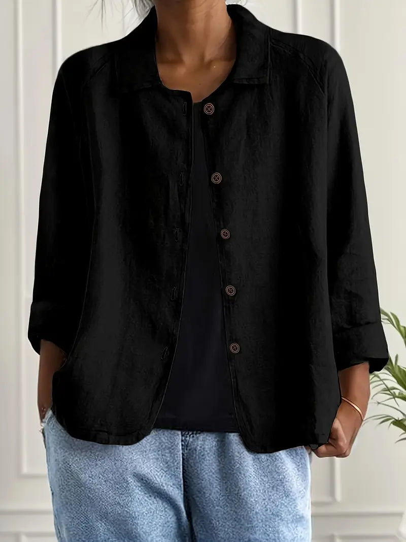 Women’s Blouse | Long Sleeve Button-Up