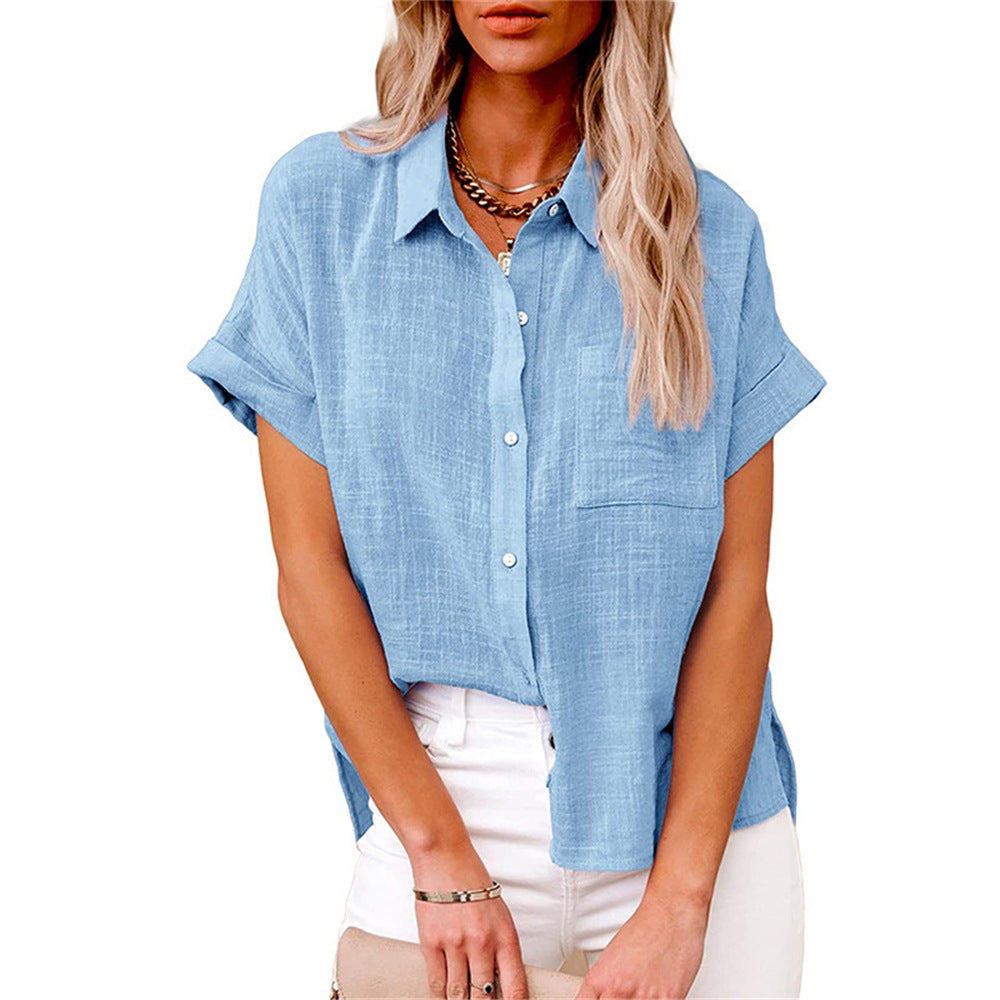 Women’s Shirt | Short Sleeve Button Down