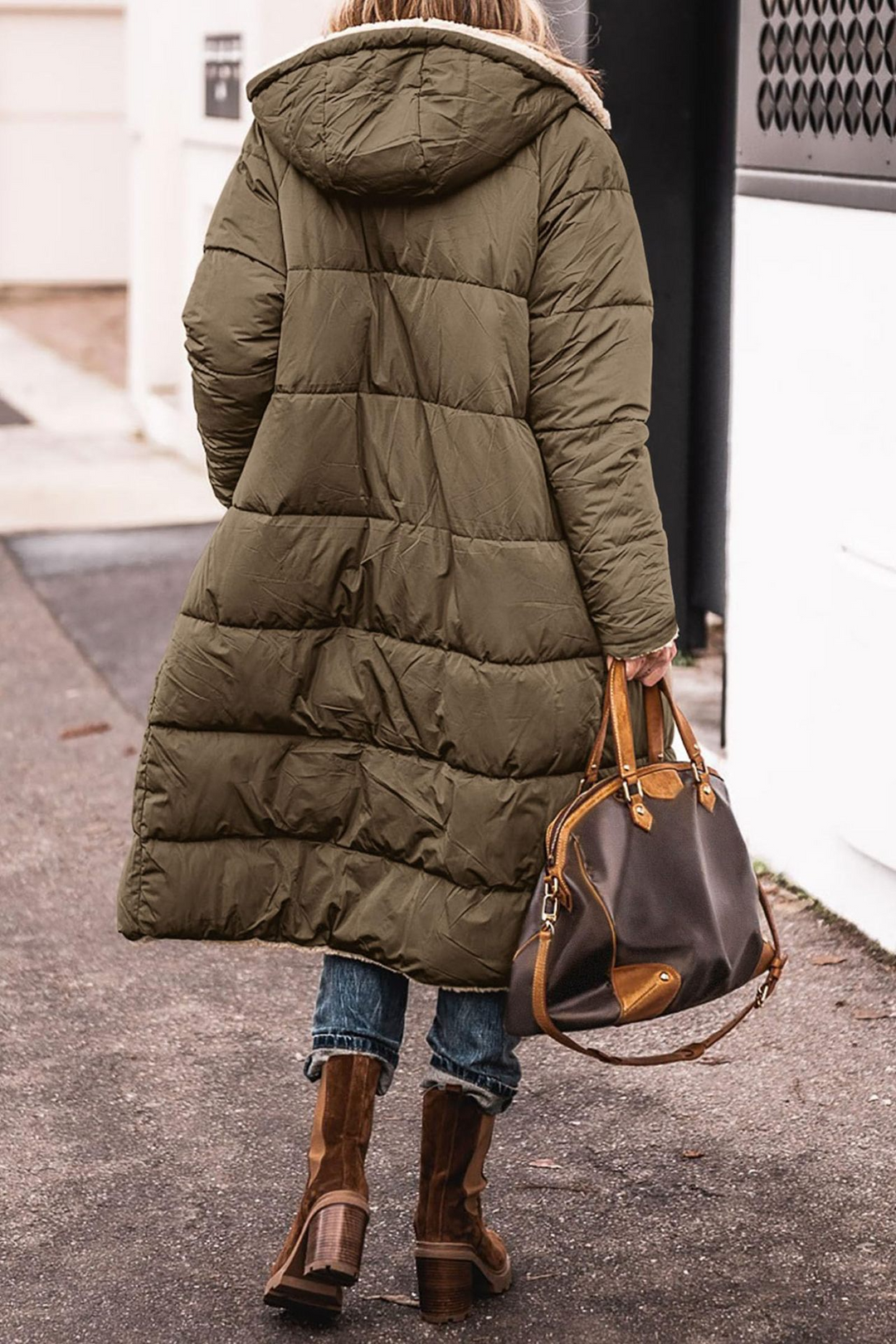Elara | Reversible Sherpa Coat