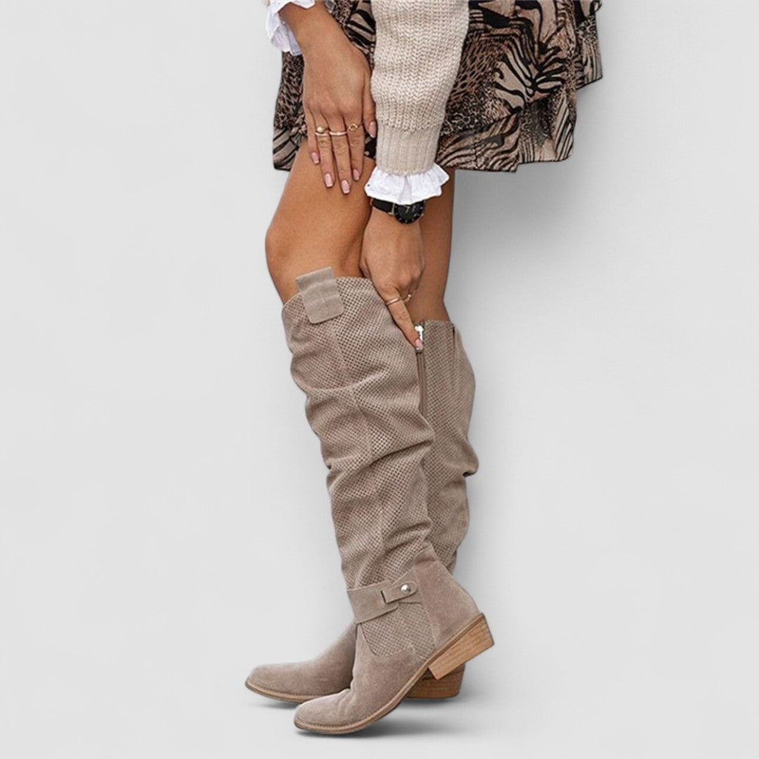 Hazel – Cushioned Western Boots