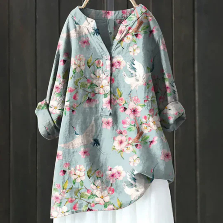 Women’s Blouse | Floral Long Sleeve
