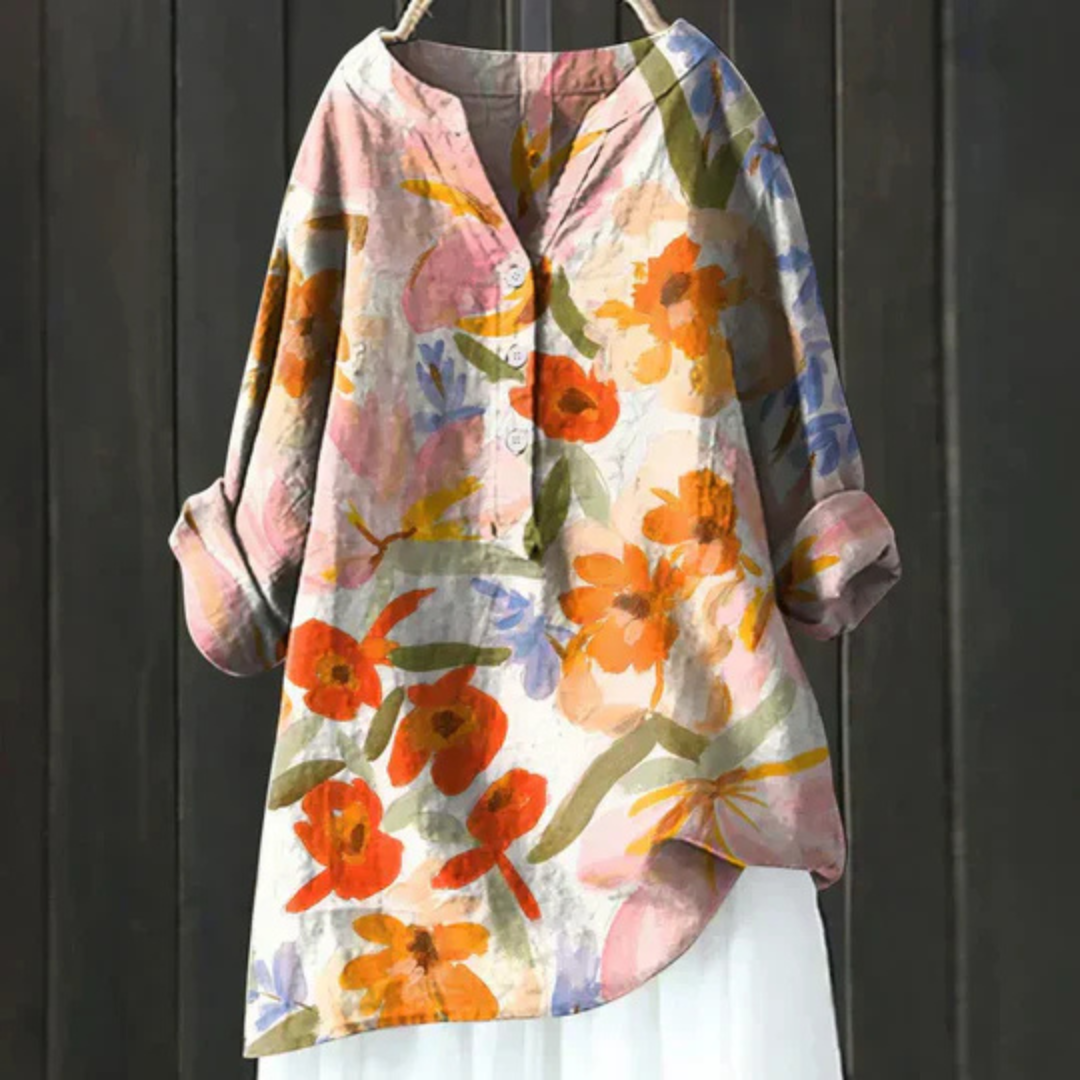 Women’s Blouse | Floral Long Sleeve