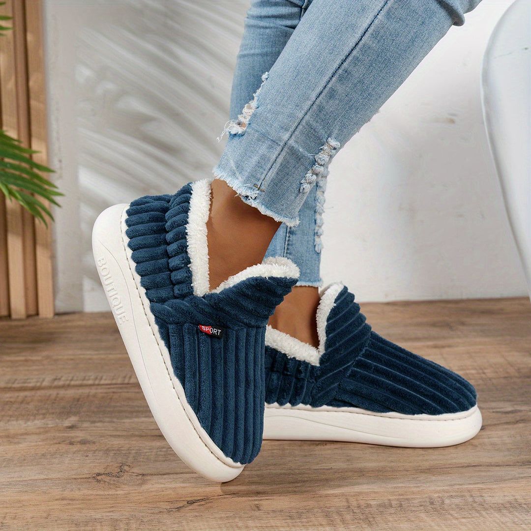 CozyStep Plush Home Slippers