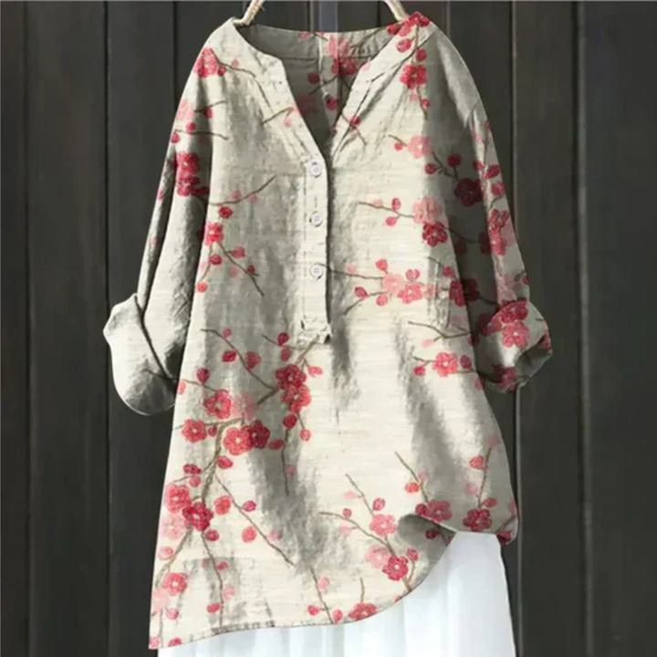 Women’s Blouse | Floral Long Sleeve