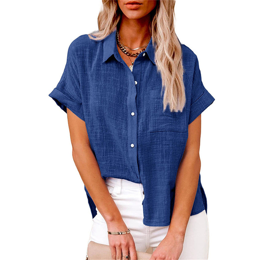 Women’s Shirt | Short Sleeve Button Down