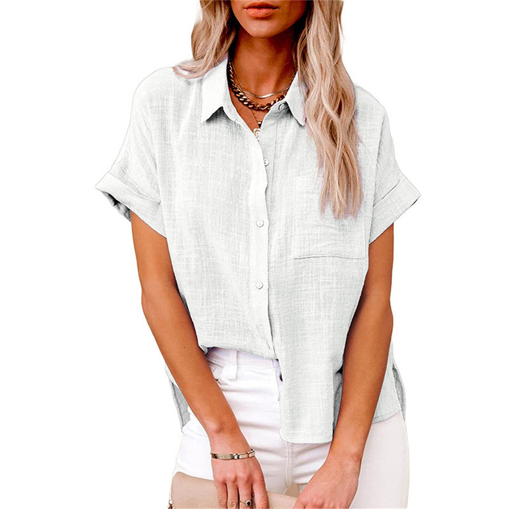 Women’s Shirt | Short Sleeve Button Down