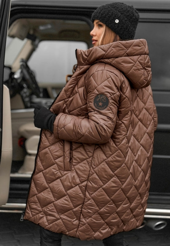 Women's Jacket | Stitched Diamond Panels