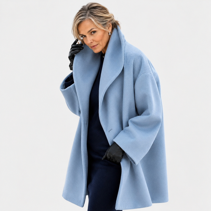 Brigitta | Oversized Wide-Collar Winter Coat