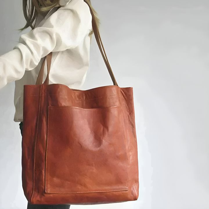 Morena Leather Tote Bag