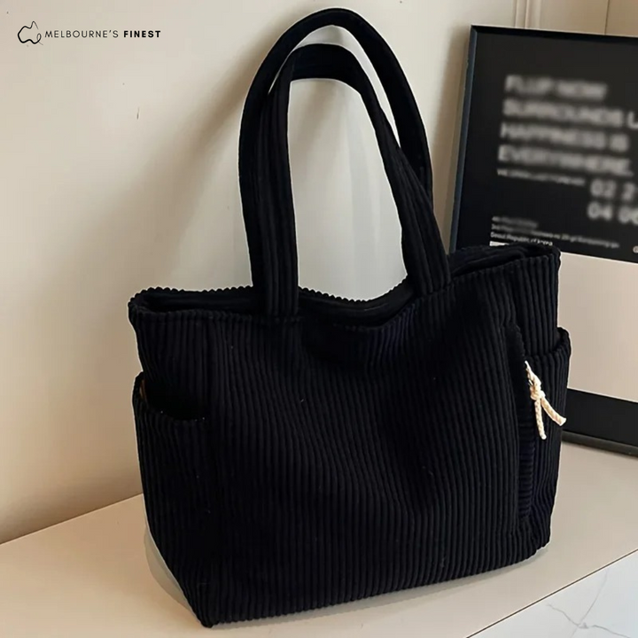 Sienna Corduroy Tote Bag