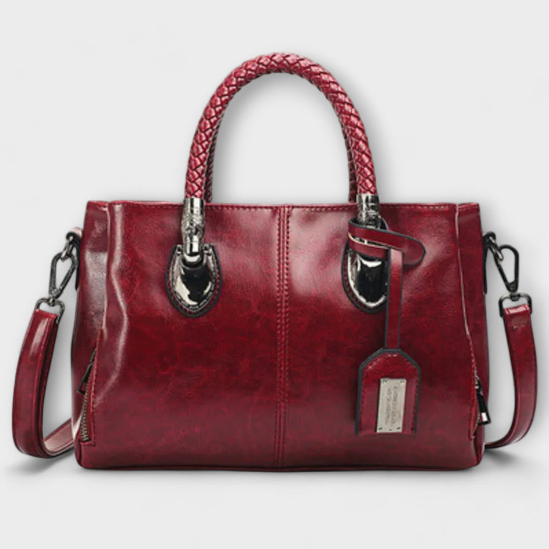 Elegant Leather Duffel Bag