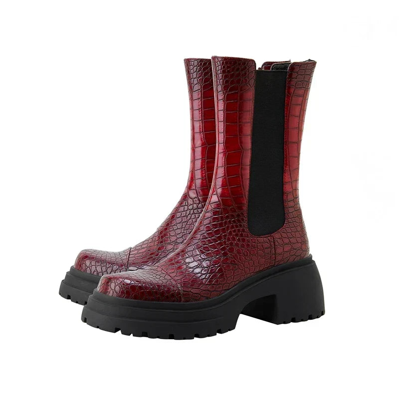 Boots For Women | Pull-On Ankle Boot With Lug Sole