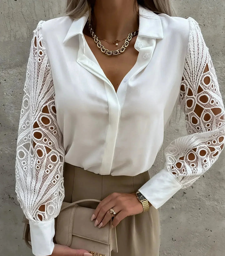 Women's Blouse | Collared Button