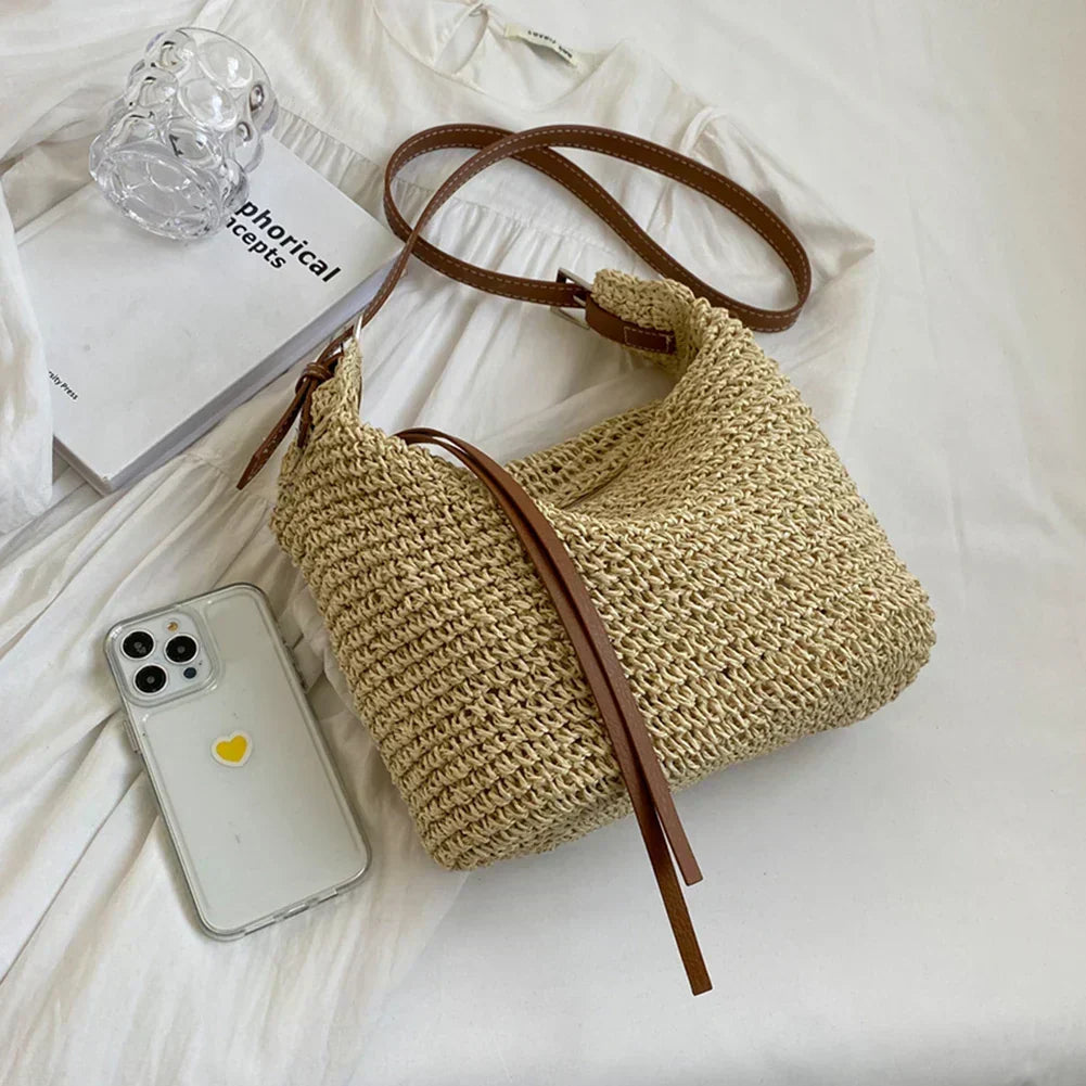 Arnljot | Structured Shoulder Bag in Woven Style