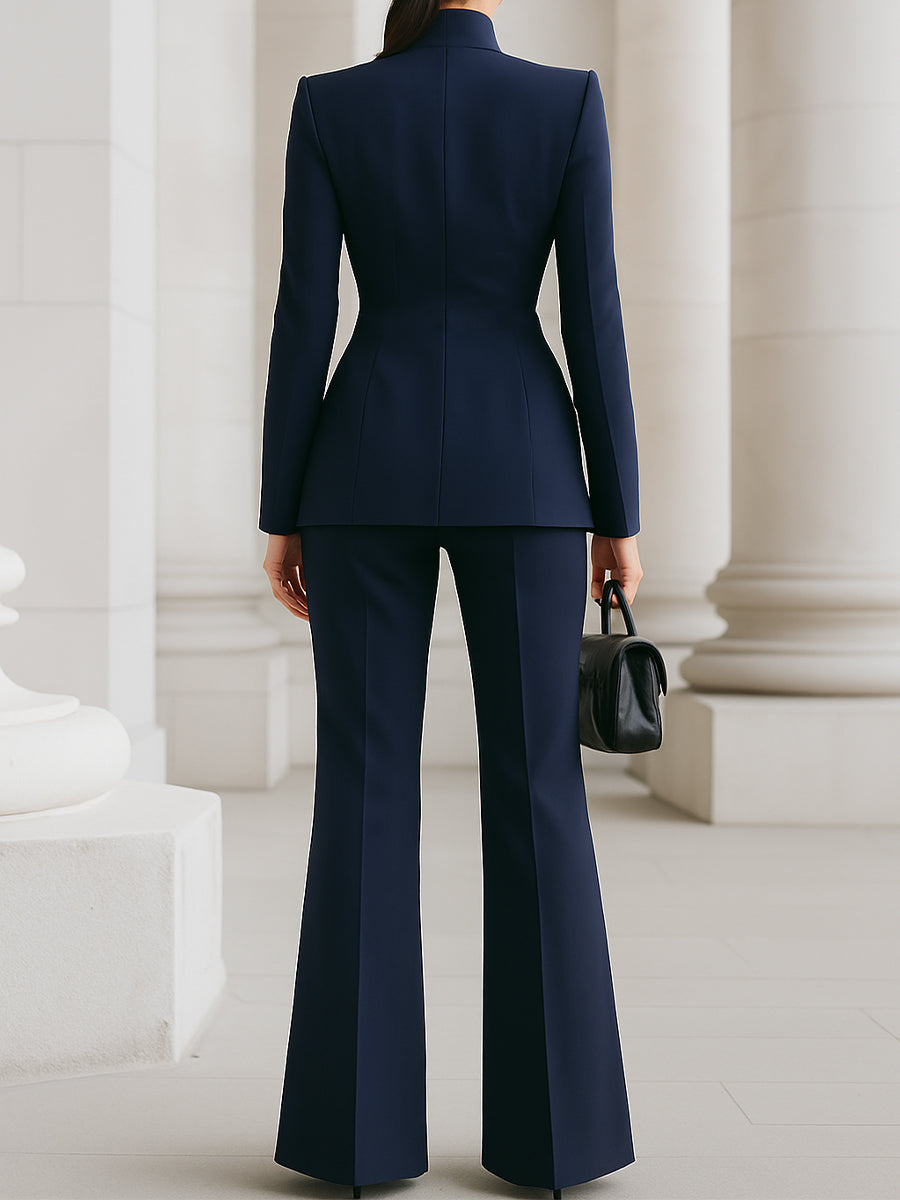 Sharie - Elegant Blazer & Trouser Suit Set