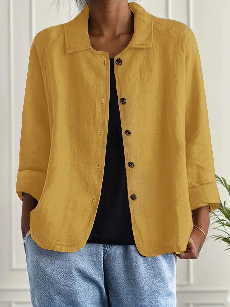 Women’s Blouse | Long Sleeve Button-Up