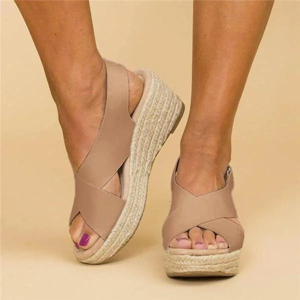 Clara | Everyday Cushioned Wedge Heel Espadrilles