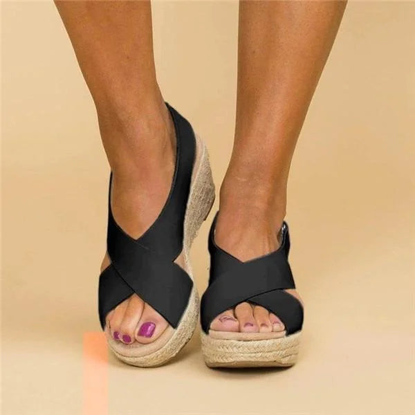 Clara | Everyday Cushioned Wedge Heel Espadrilles