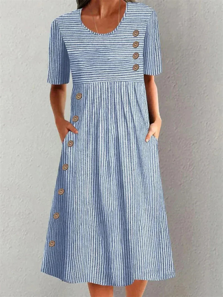 Sofia | Striped Summer Dress