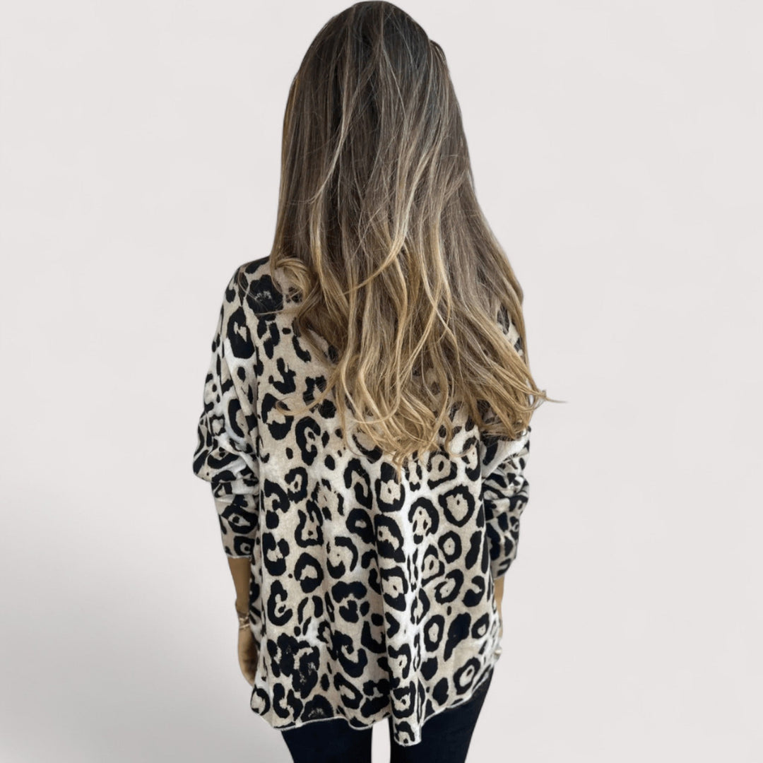 Women's Blouse | Leopard Print Pattern