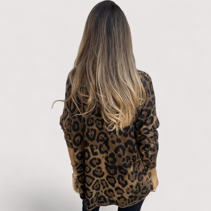 Women's Blouse | Leopard Print Pattern