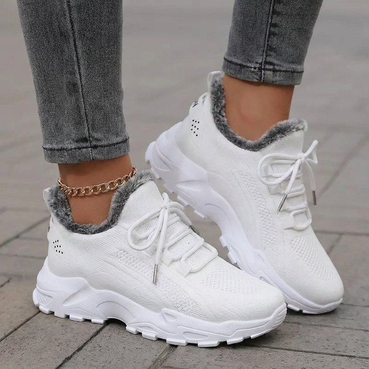 Avery | Lace-Up Winter Sneakers