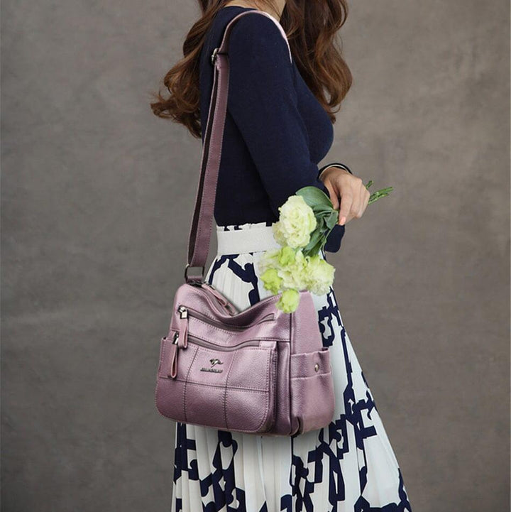 Evangeline | Designer Multi-Layer Crossbody Bag