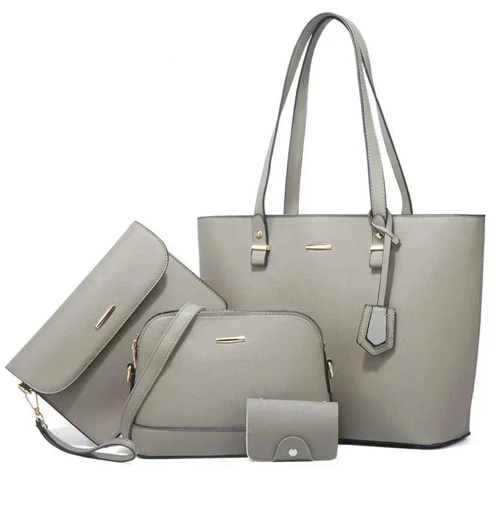 Ashby | Versatile 3-Piece Leather Handbag and Shoulder Bag Set